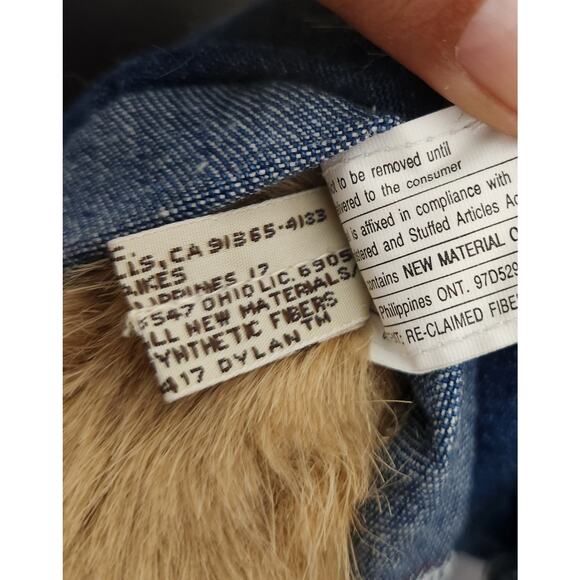 Vintage Robert Raikes Original "53417 Dylan Rabbit" Wooden Face Doll w/ tags - Picture 11 of 11